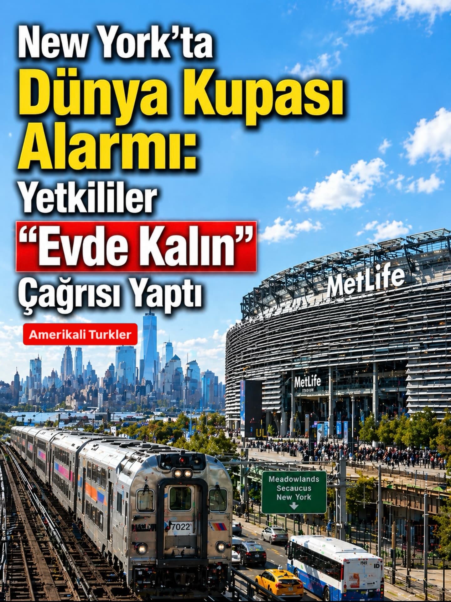 New York’ta Dünya Kupası Alarmı: Yetkililer “Evde Kalın” Çağrısı Yaptı