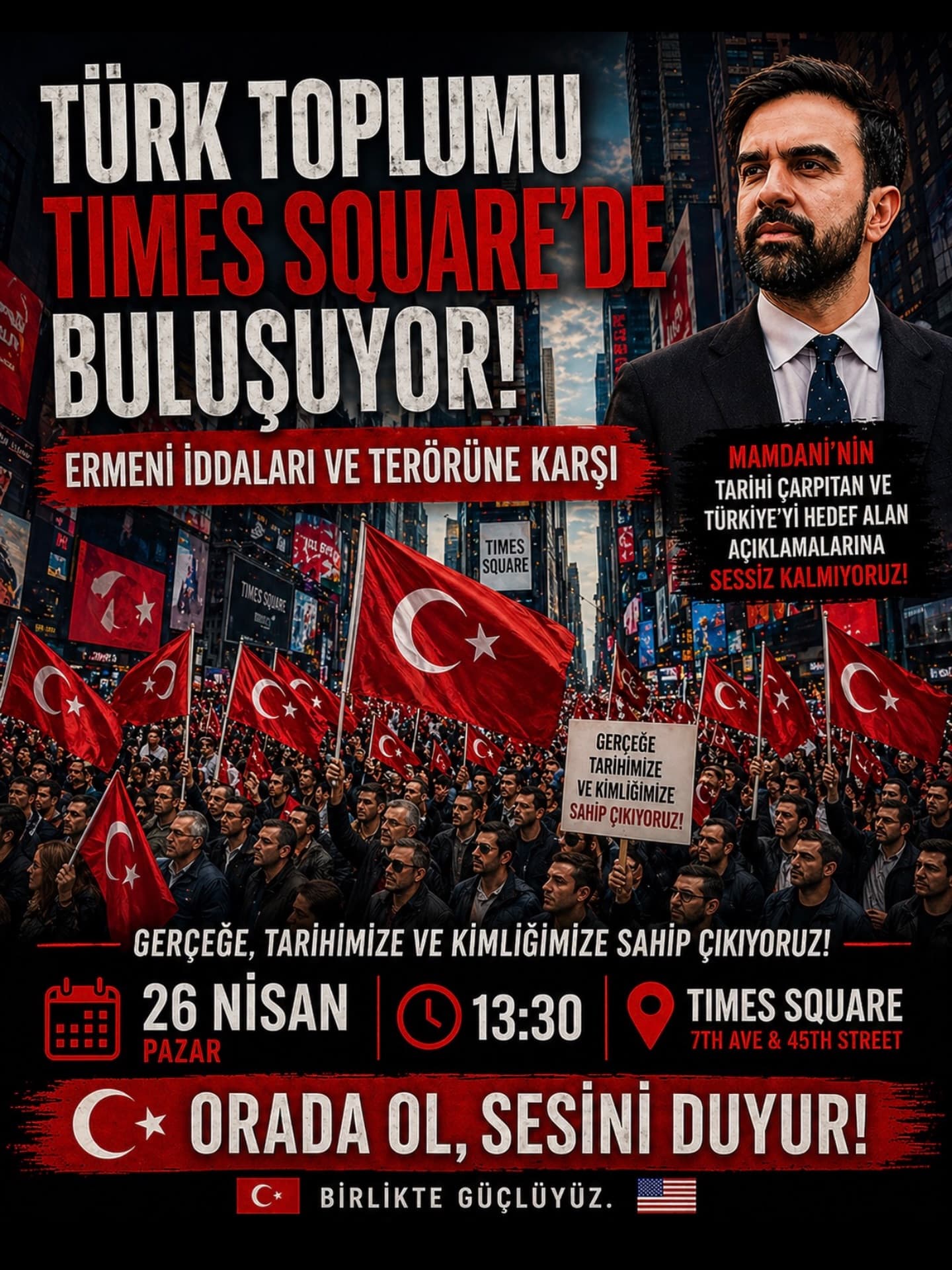 Türk Toplumu Times Square’de Buluşuyor