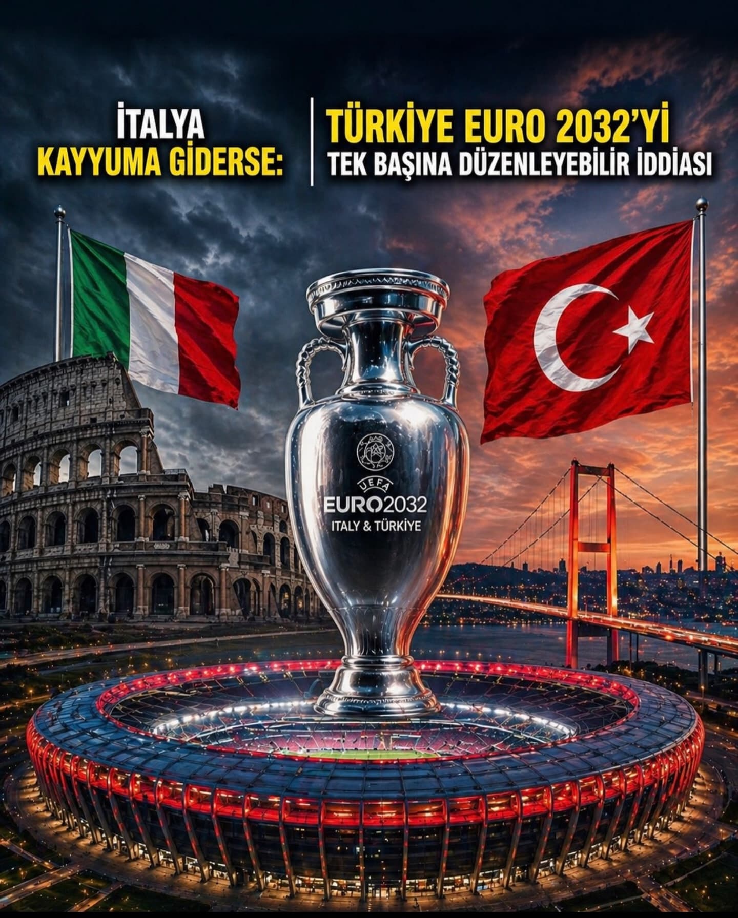 İTALYA’DA KRİZ: EURO 2032 RİSKE GİREBİLİR