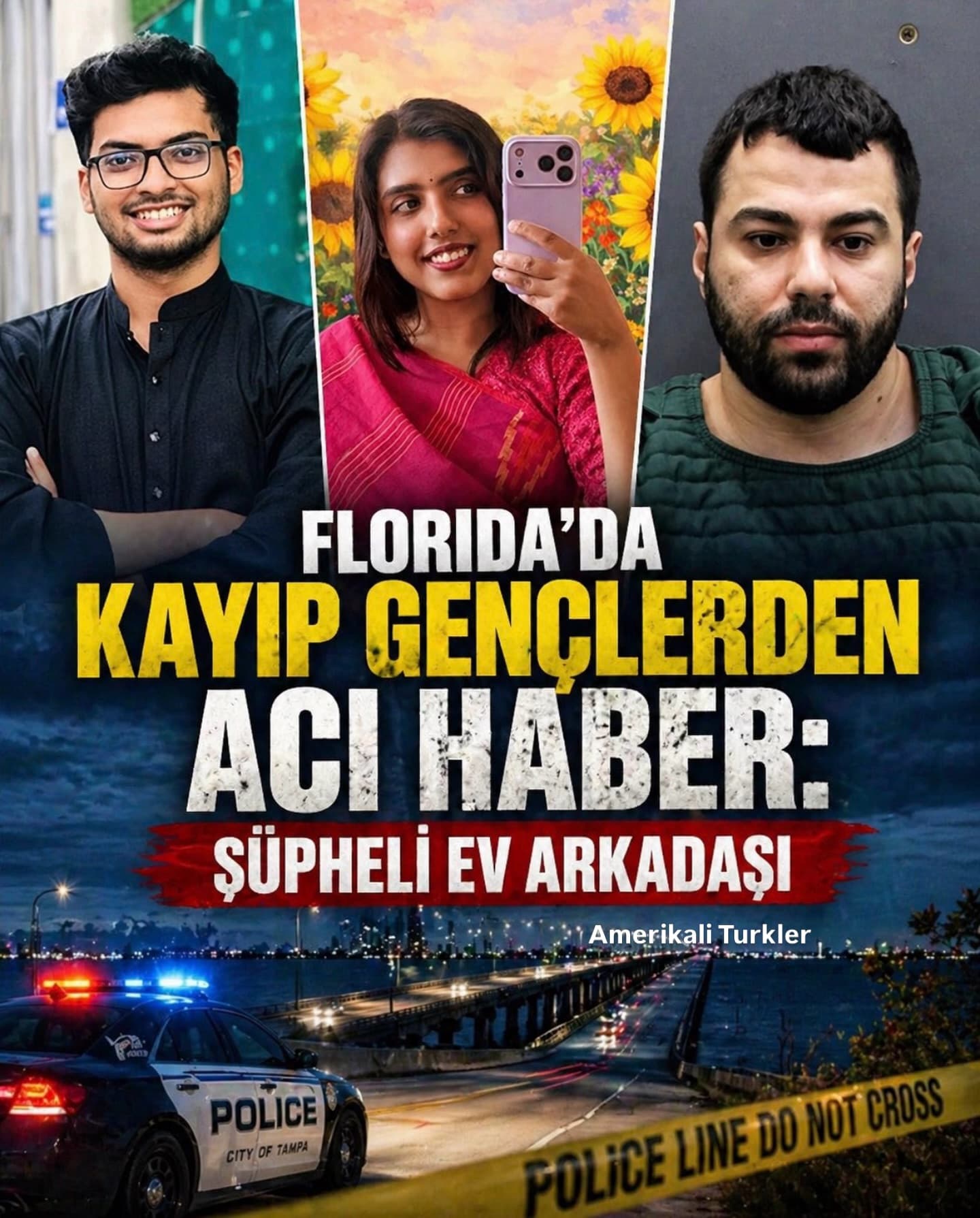 Florida’da Kayıp Gençlerden Acı Haber: Şüpheli Ev Arkadaşı