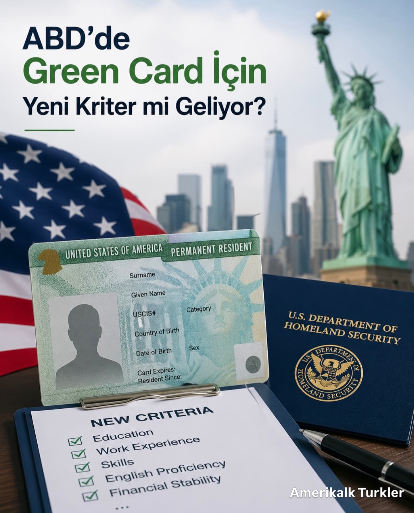 ABD’de Green Card İçin Yeni Kriter mi Geliyor?