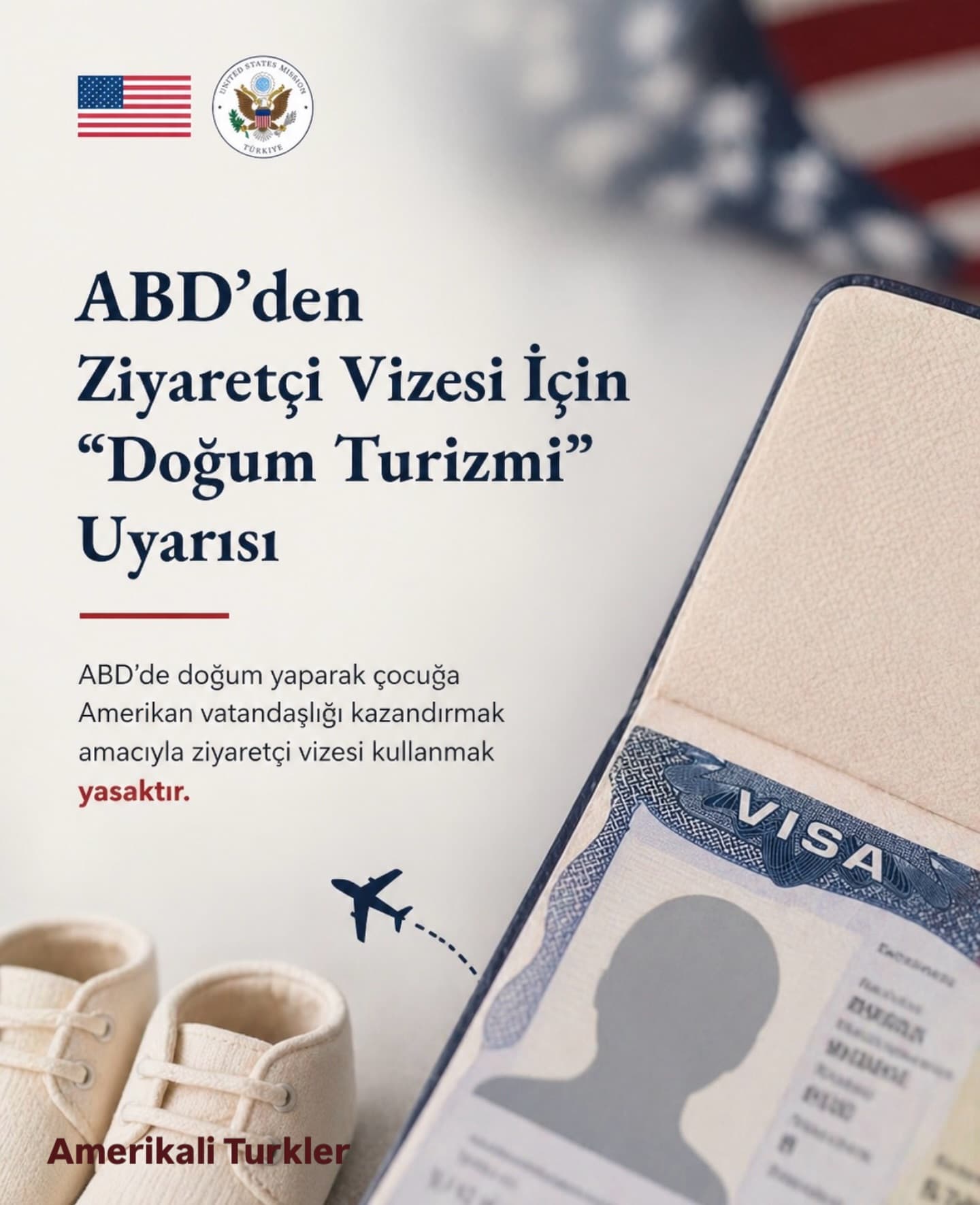 ABD’den Ziyaretçi Vizesi İçin “Doğum Turizmi” Uyarısı