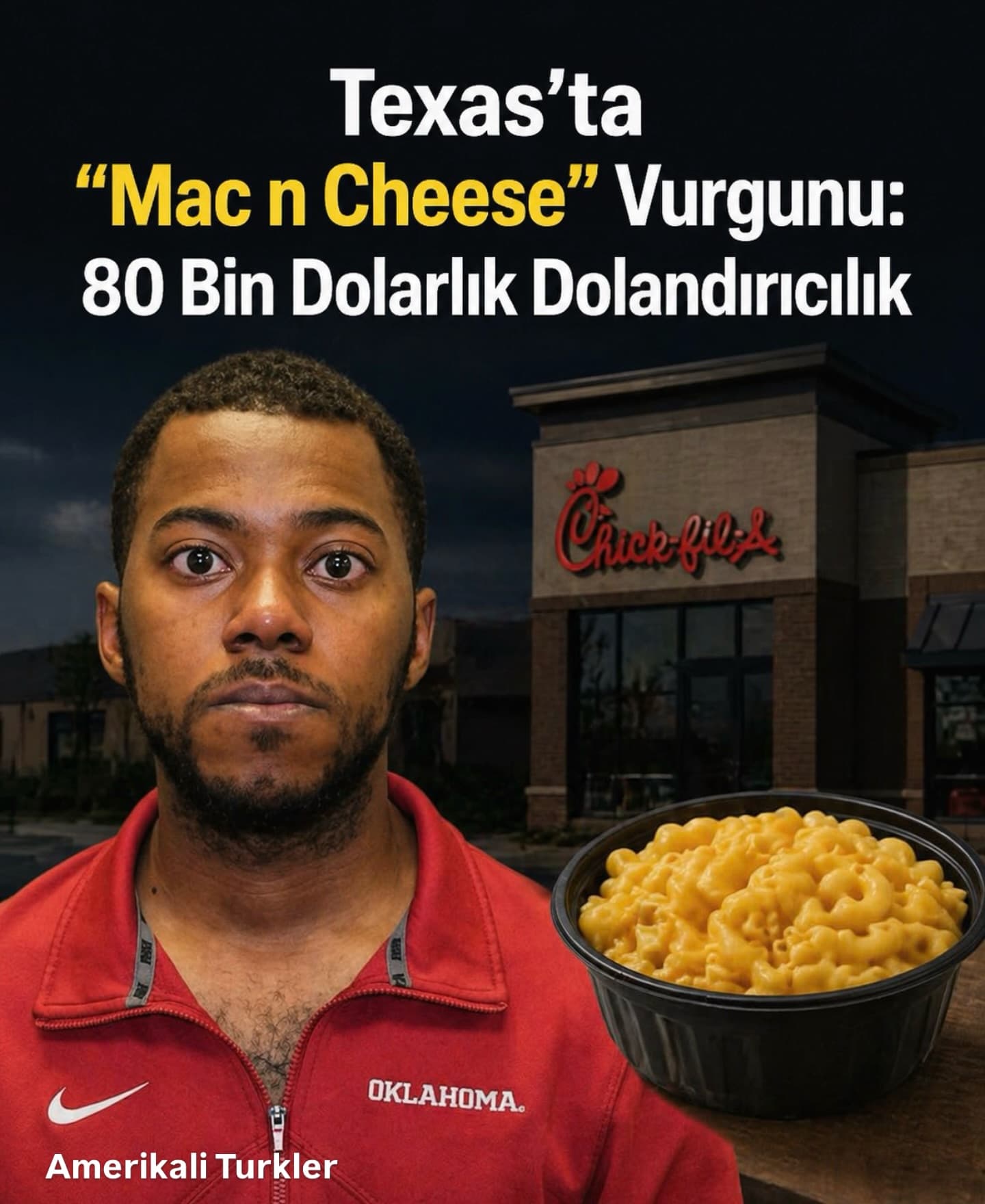 Texas’ta “Mac n Cheese” Vurgunu: 80 Bin Dolarlık Dolandırıcılık