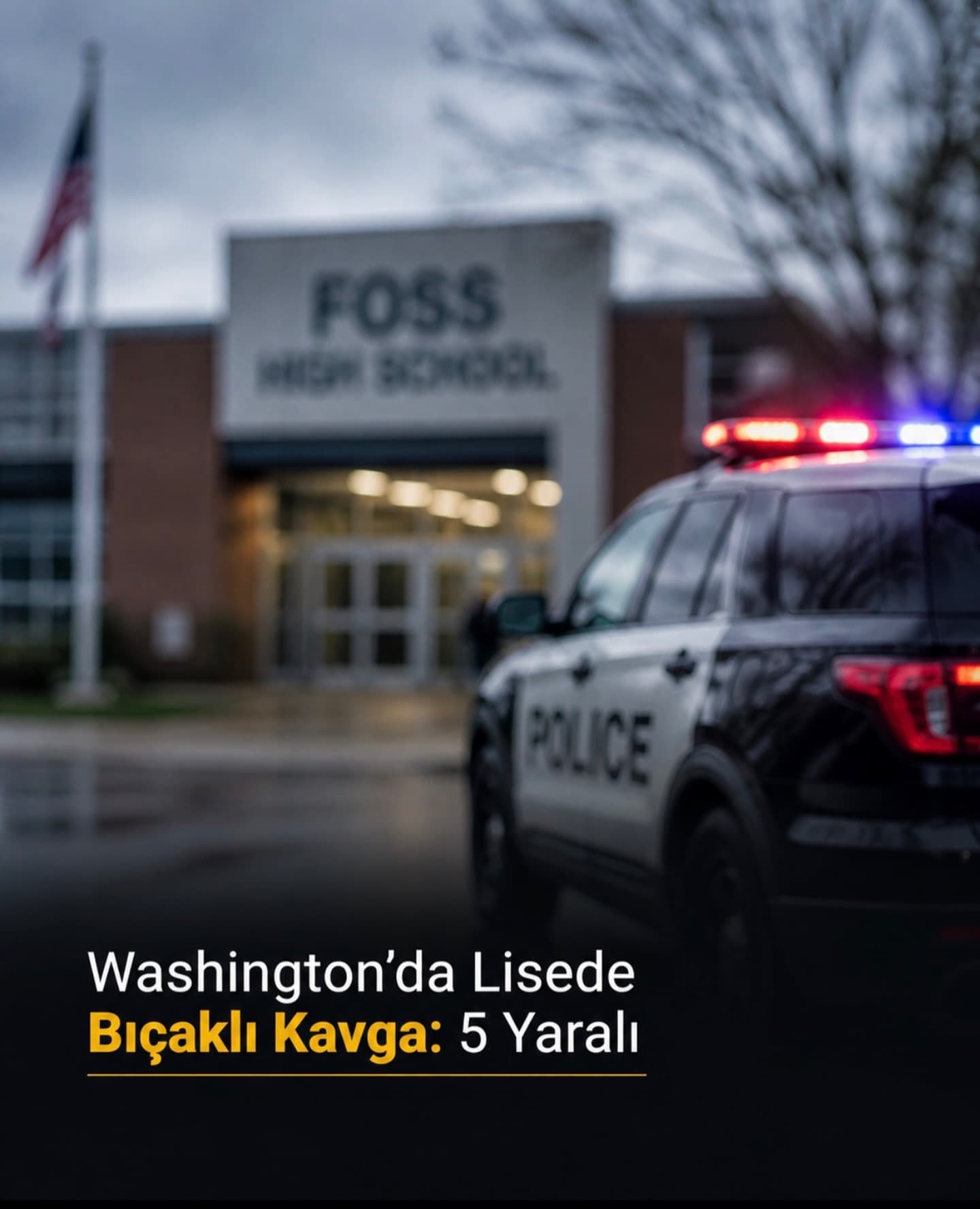 Washington’da Lisede Bıçaklı Kavga: 5 Yaralı